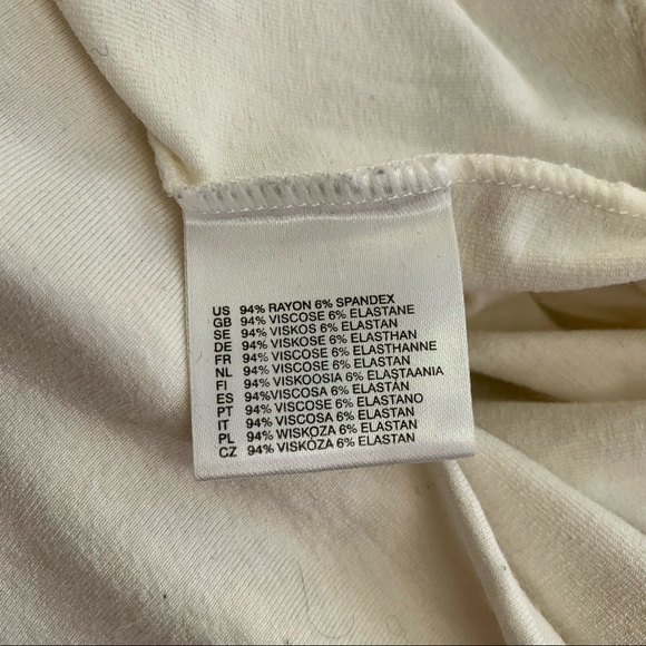 ❌ SOLD ❌ H&M Y2K white jersey halter top- Sz M - Picture 8 of 10